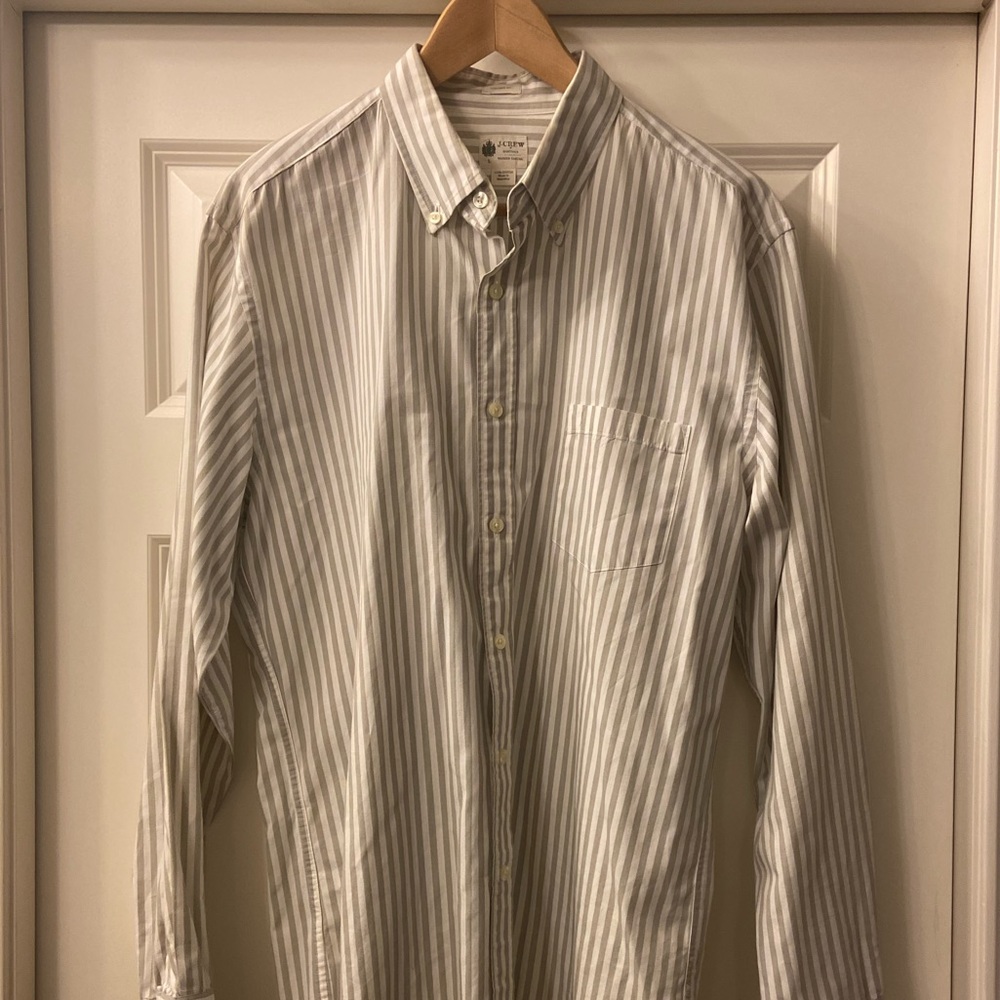 J Crew Tailored Fit Men’s Button Down Shirt